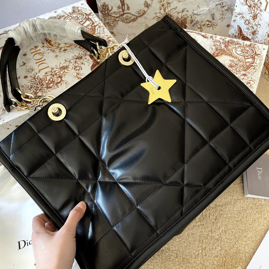 Dior Chain Leather Tote
