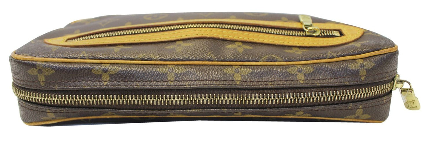 LOUIS VUITTON Monogram Marly Doragonne Clutch Handbag
