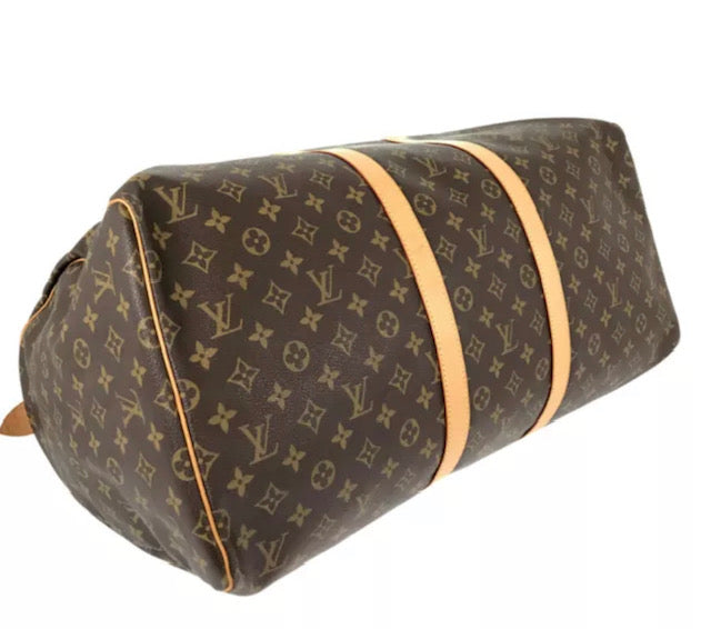 Luxury Women's Handbag | LOUIS VUITTON MONOGRAM KEEPALL 55 TRAVEL BAG
