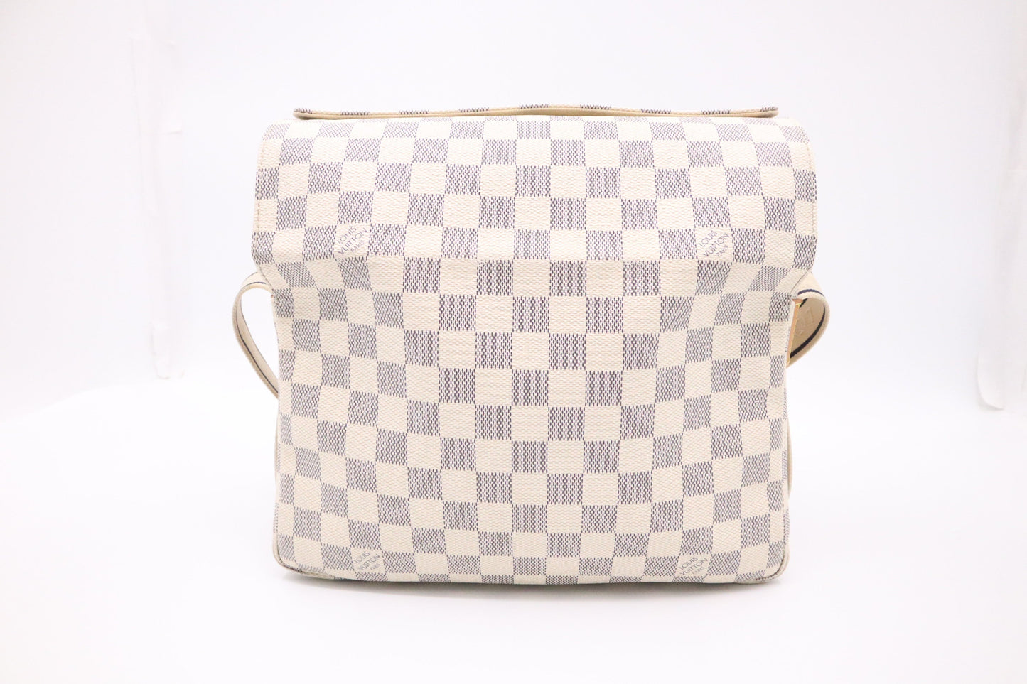 Elegant Women's Shoulder Bag | Louis Vuitton Naviglio Shoulder Bag in Damier Azur Canvas