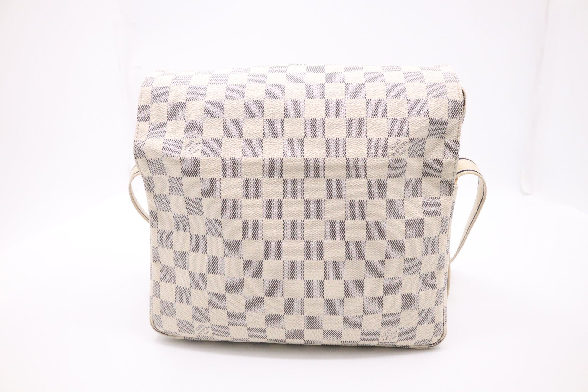 Elegant Women's Shoulder Bag | Louis Vuitton Naviglio Shoulder Bag in Damier Azur Canvas