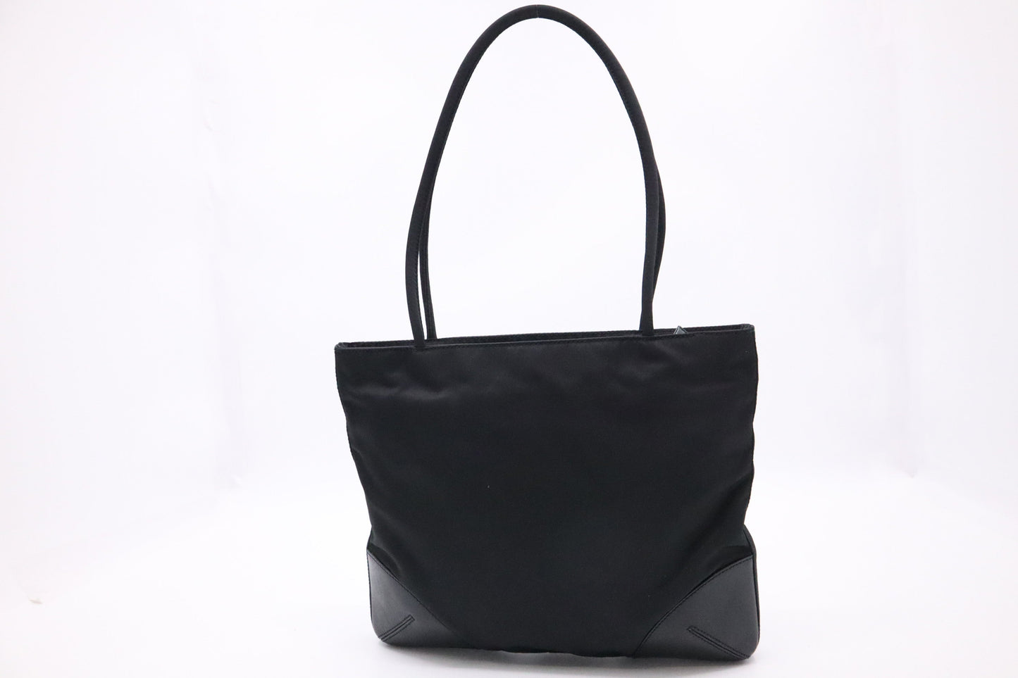 Prada Shoulder Bag in Black Nylon Canvas
