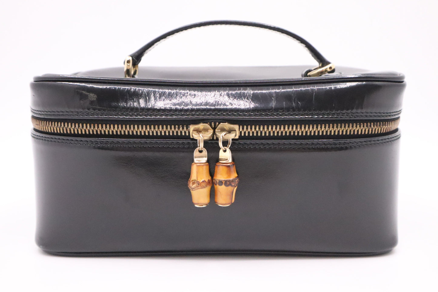 Gucci Vanity Bag in Black Patent Leather