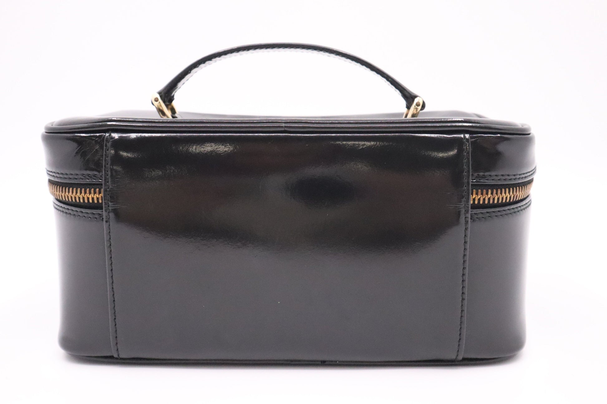 Gucci Vanity Bag in Black Patent Leather