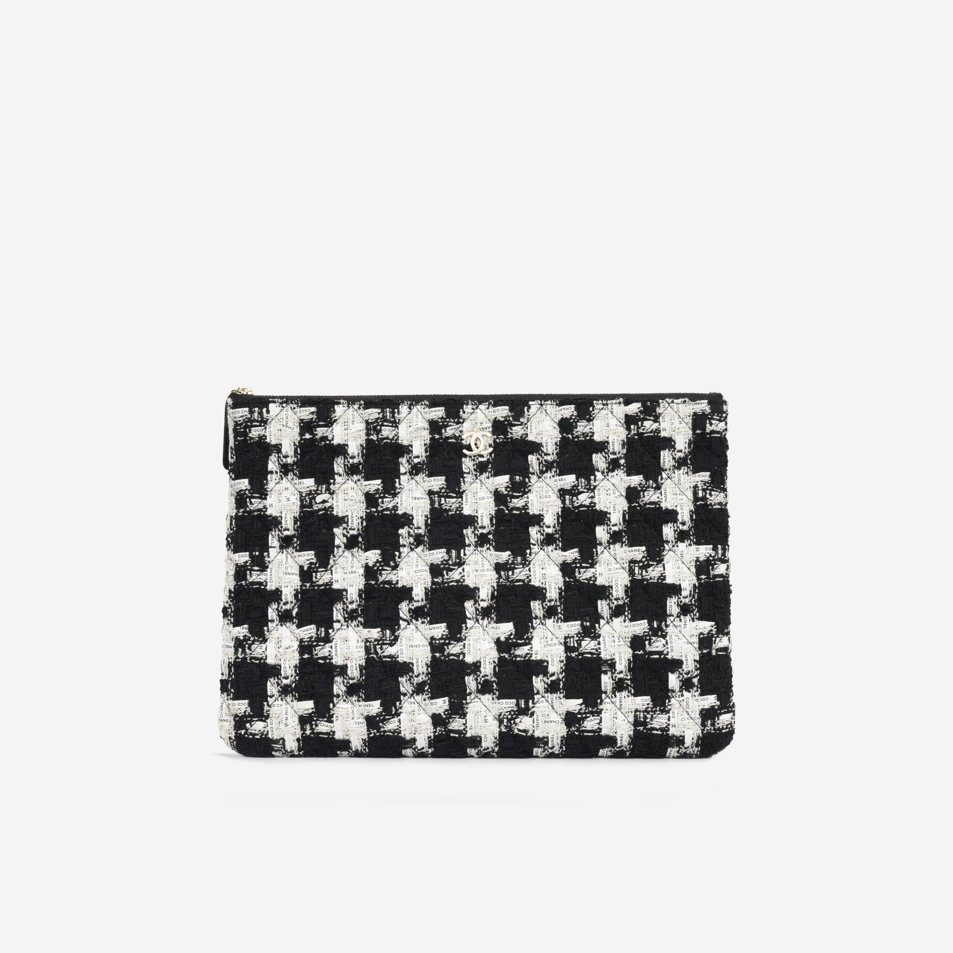 Chanel Quilted Tweed O-case