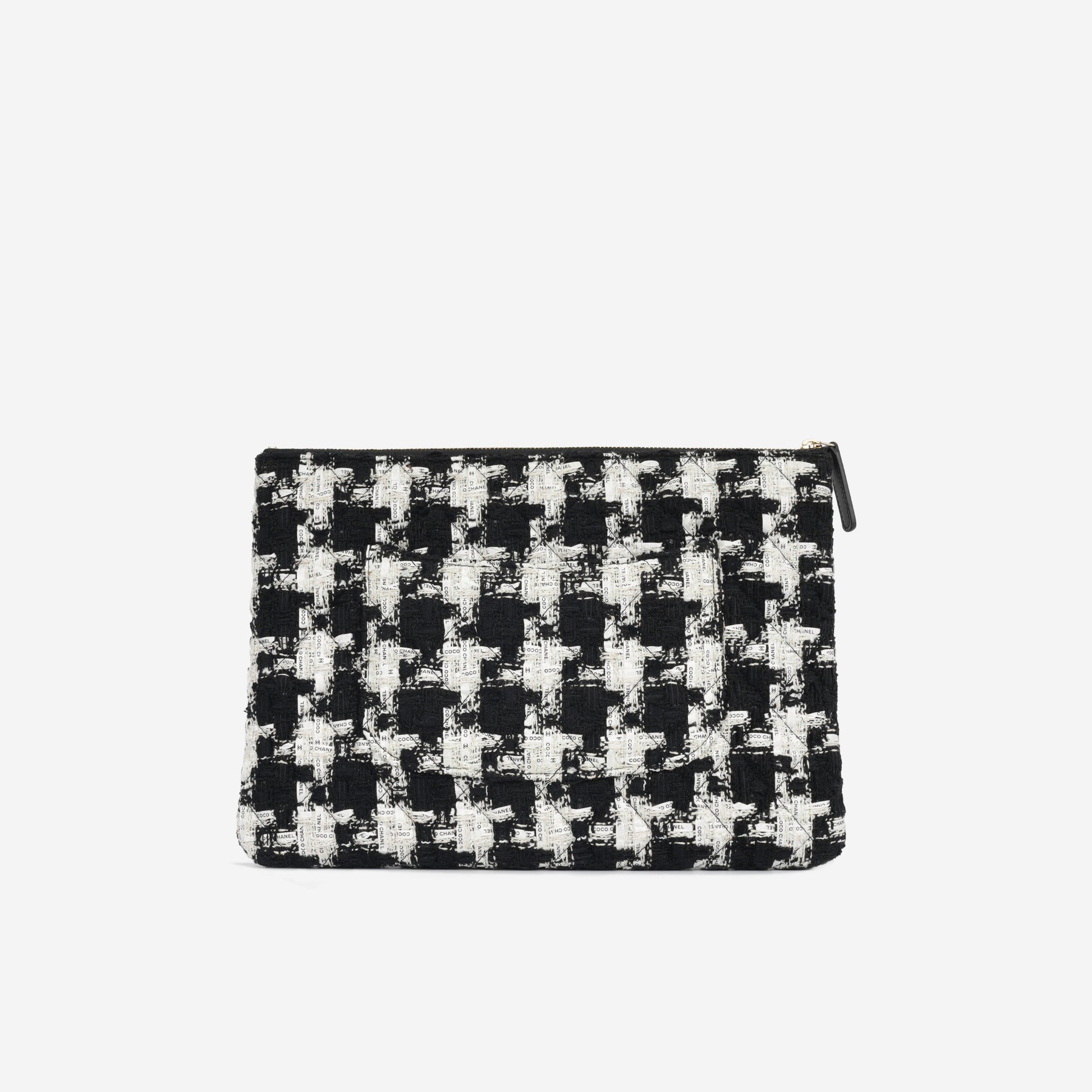 Chanel Quilted Tweed O-case