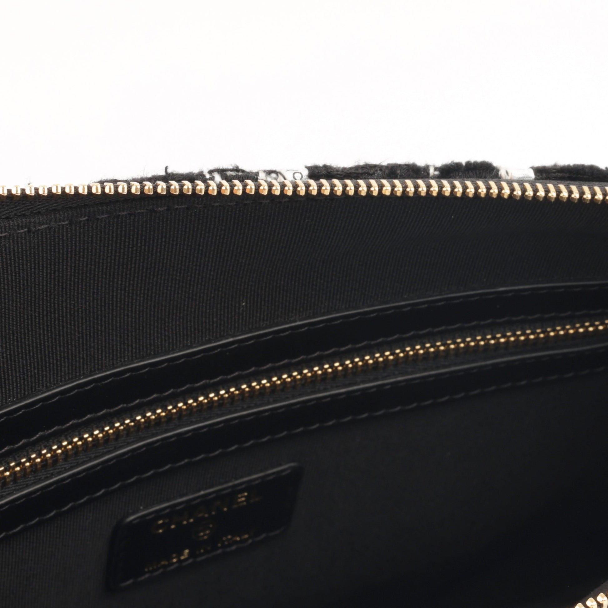 Chanel Quilted Tweed O-case