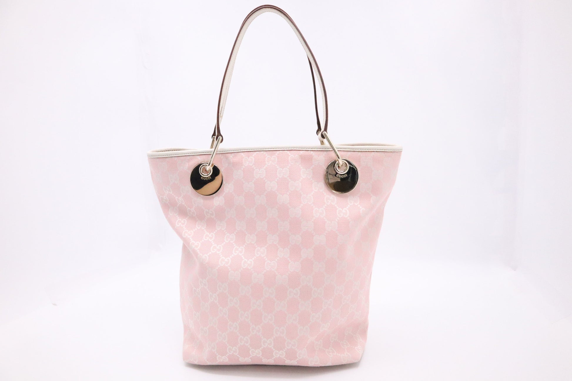 Gucci Tote Bag in Pink GG Canvas