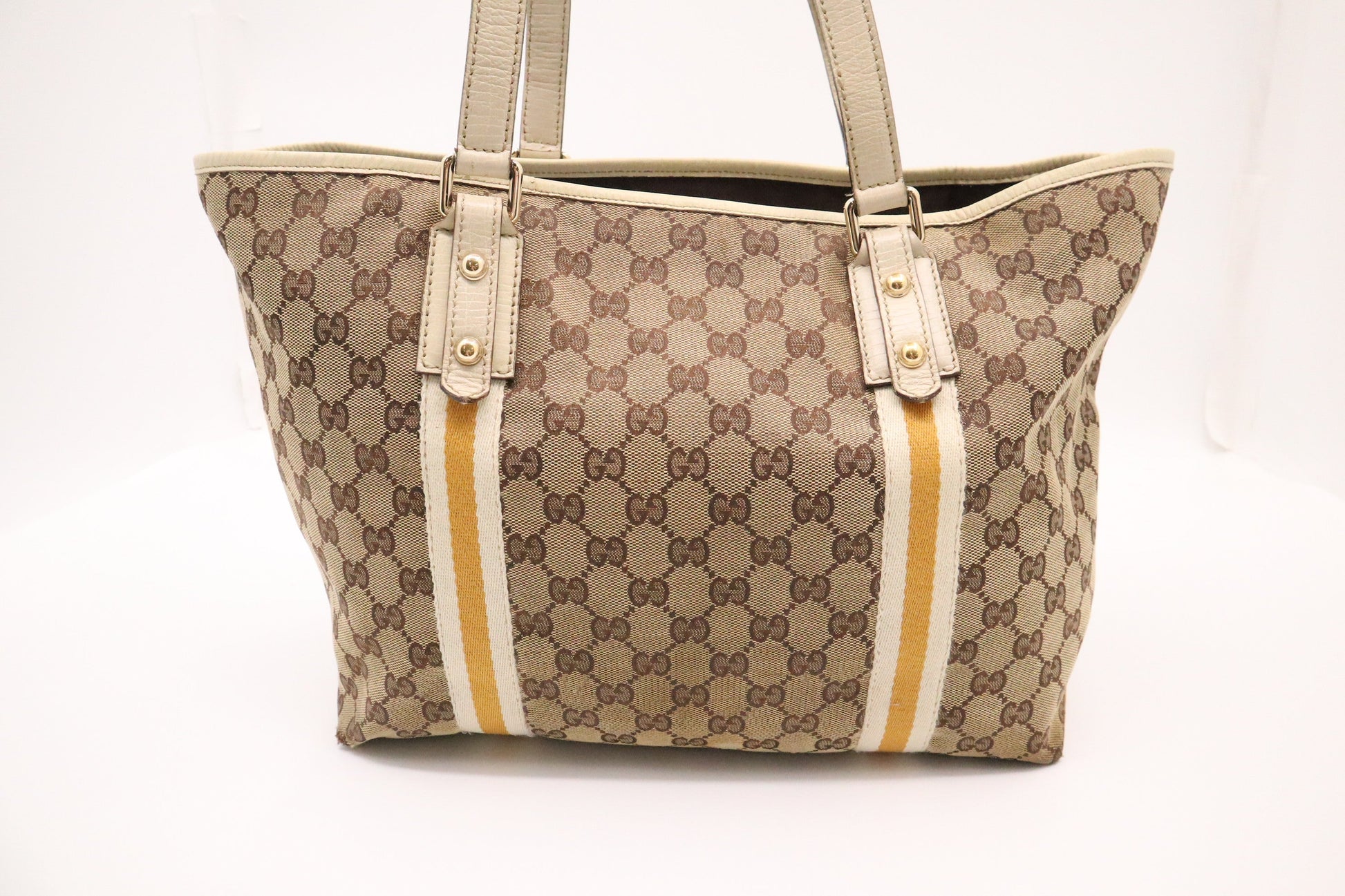 Gucci Tote Bag in Brown Canvas