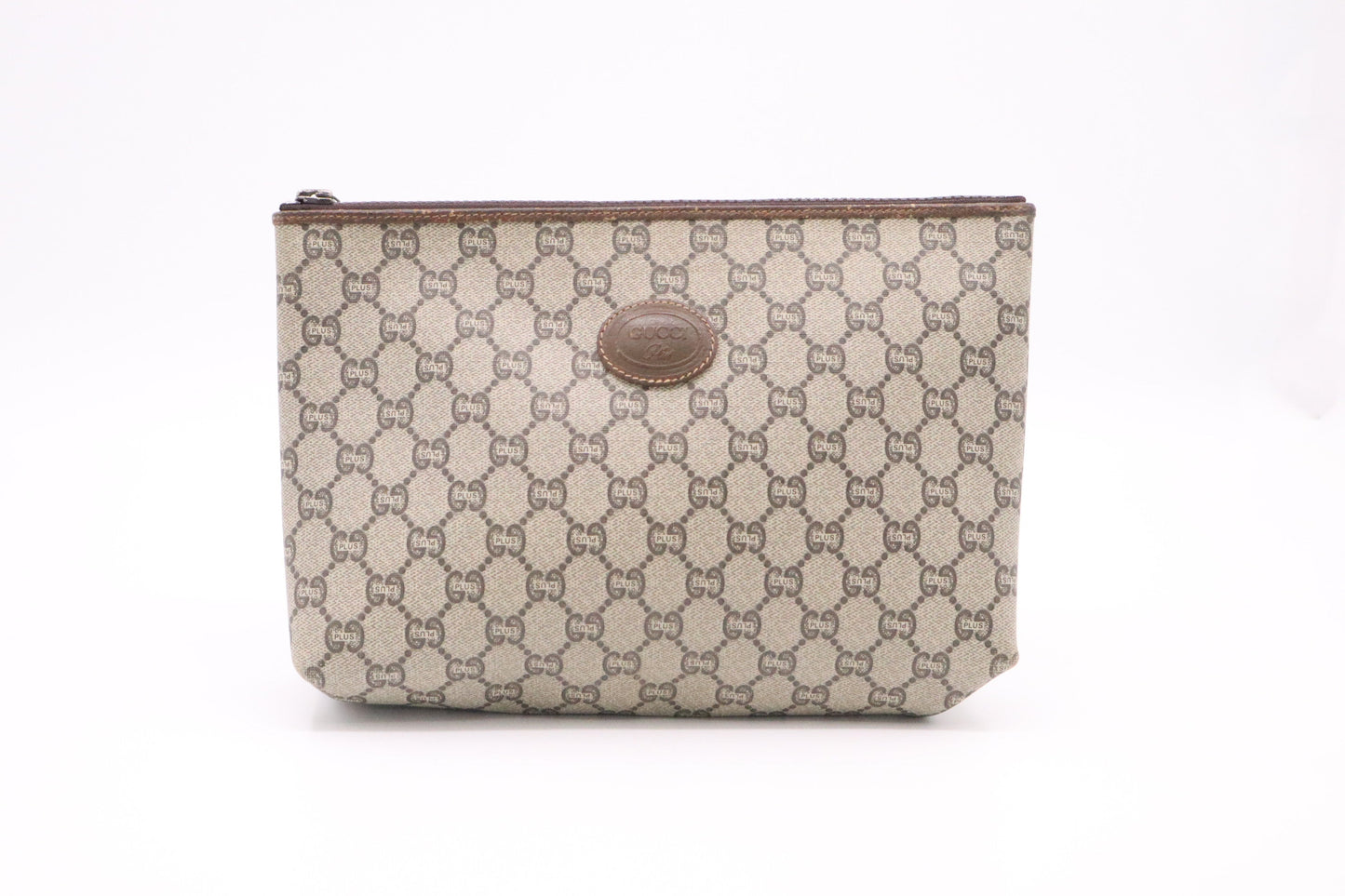 Gucci Plus Clutch in GG Supreme Canvas