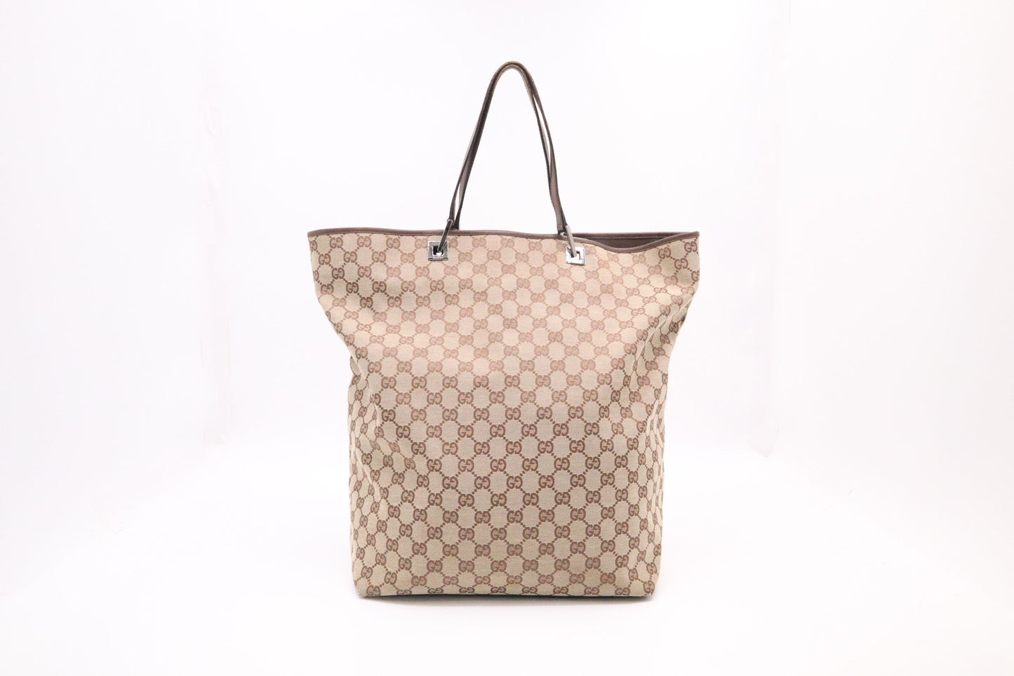 Gucci Large Tote in Brown GG Canvas