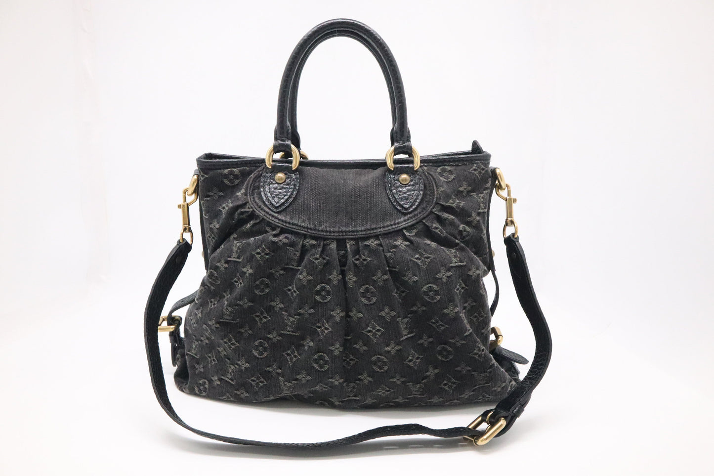 Louis Vuitton Neo Cabby GM in Black Monogram Denim