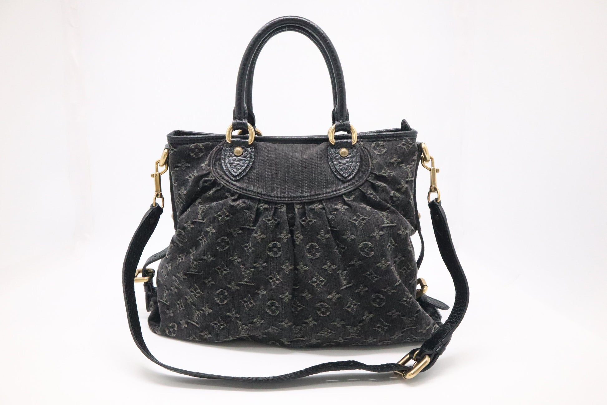 Louis Vuitton Neo Cabby GM in Black Monogram Denim