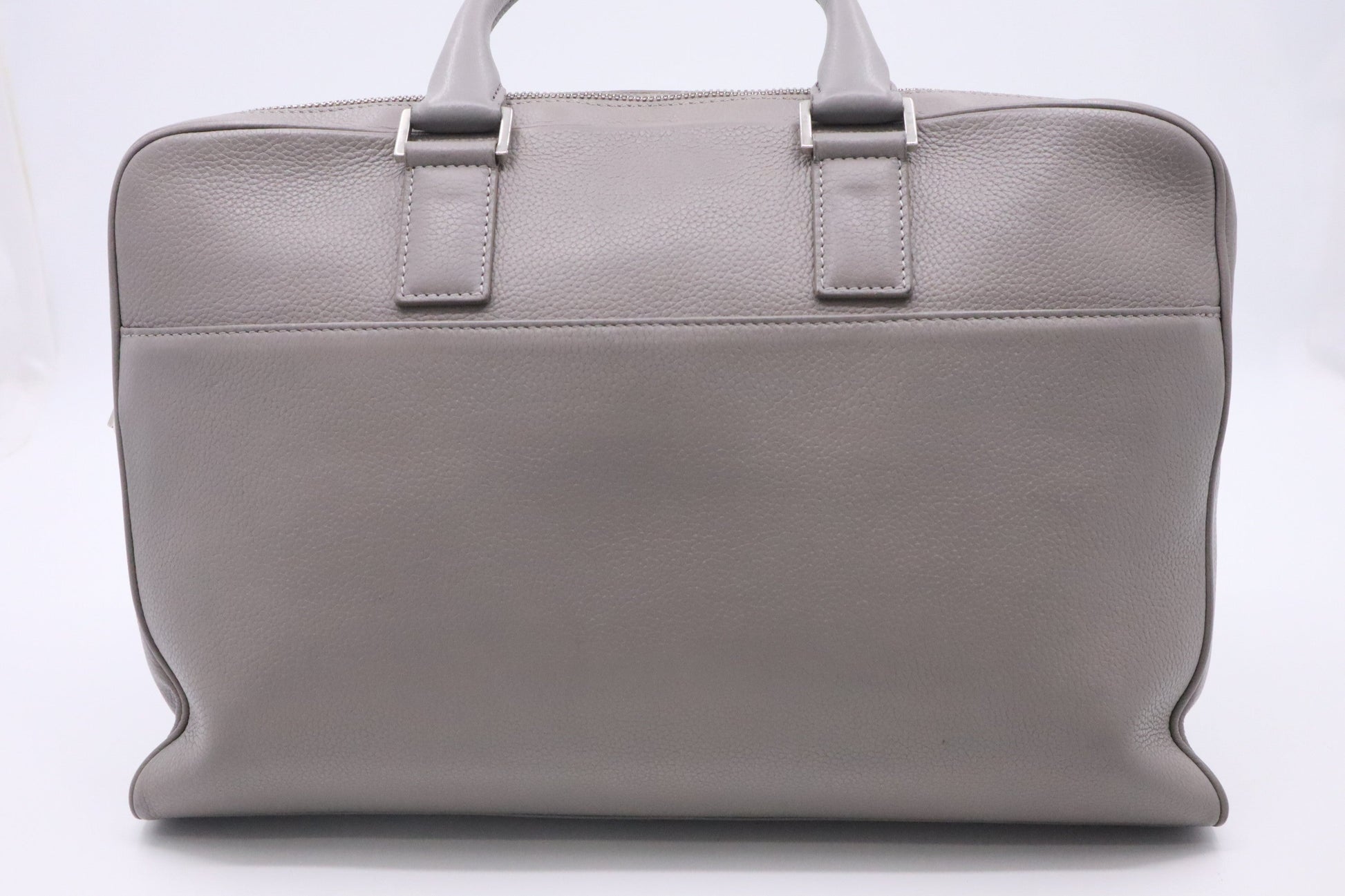 Dior Atelier Business Bag in Grey Leather