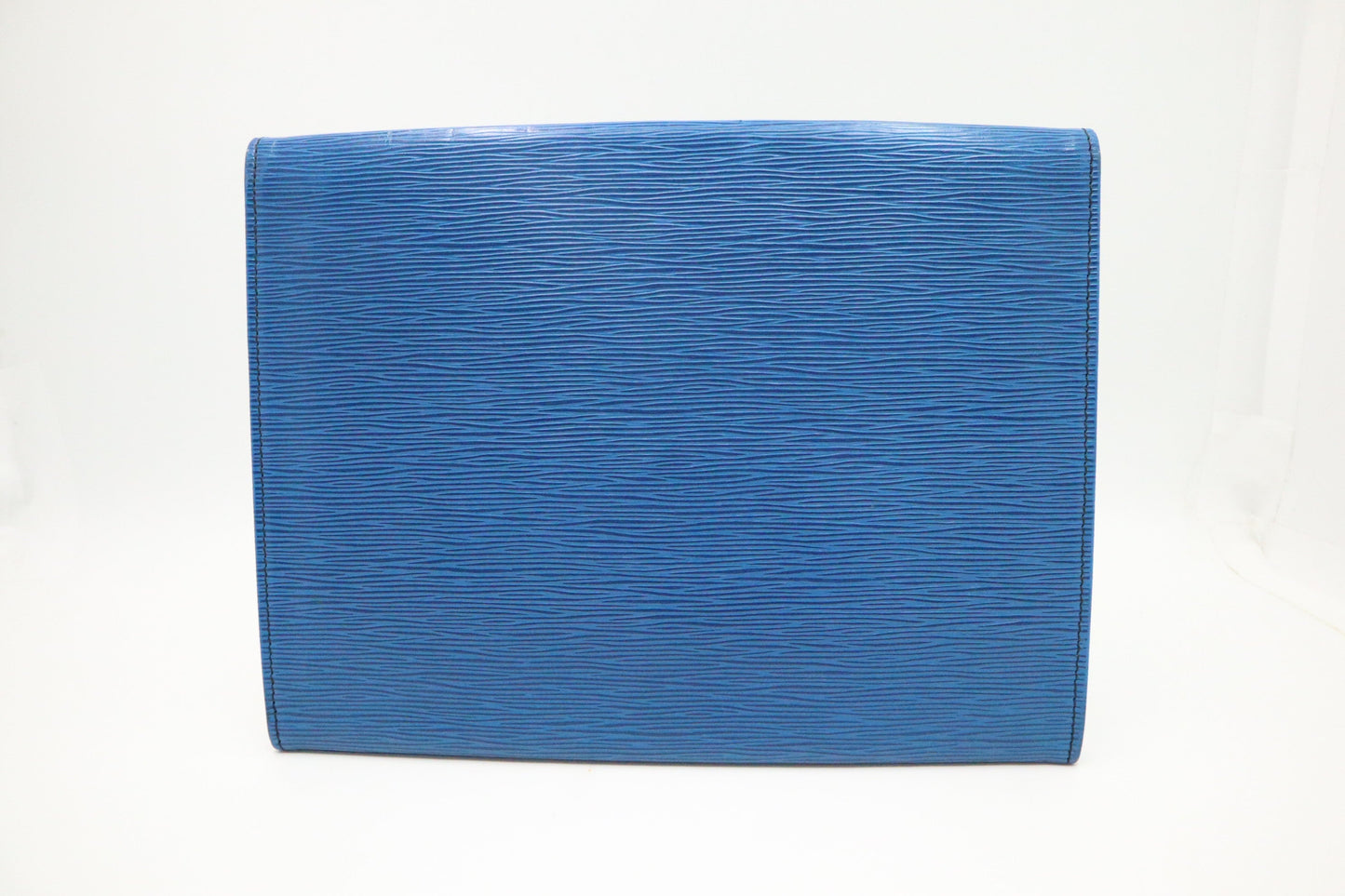 Luxury Women's Clutch Bag | Louis Vuitton Iena Clutch in Blue Epi Leather