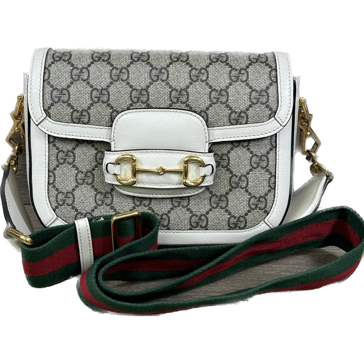 Gucci Monogram Leather Mini Shoulder Bag