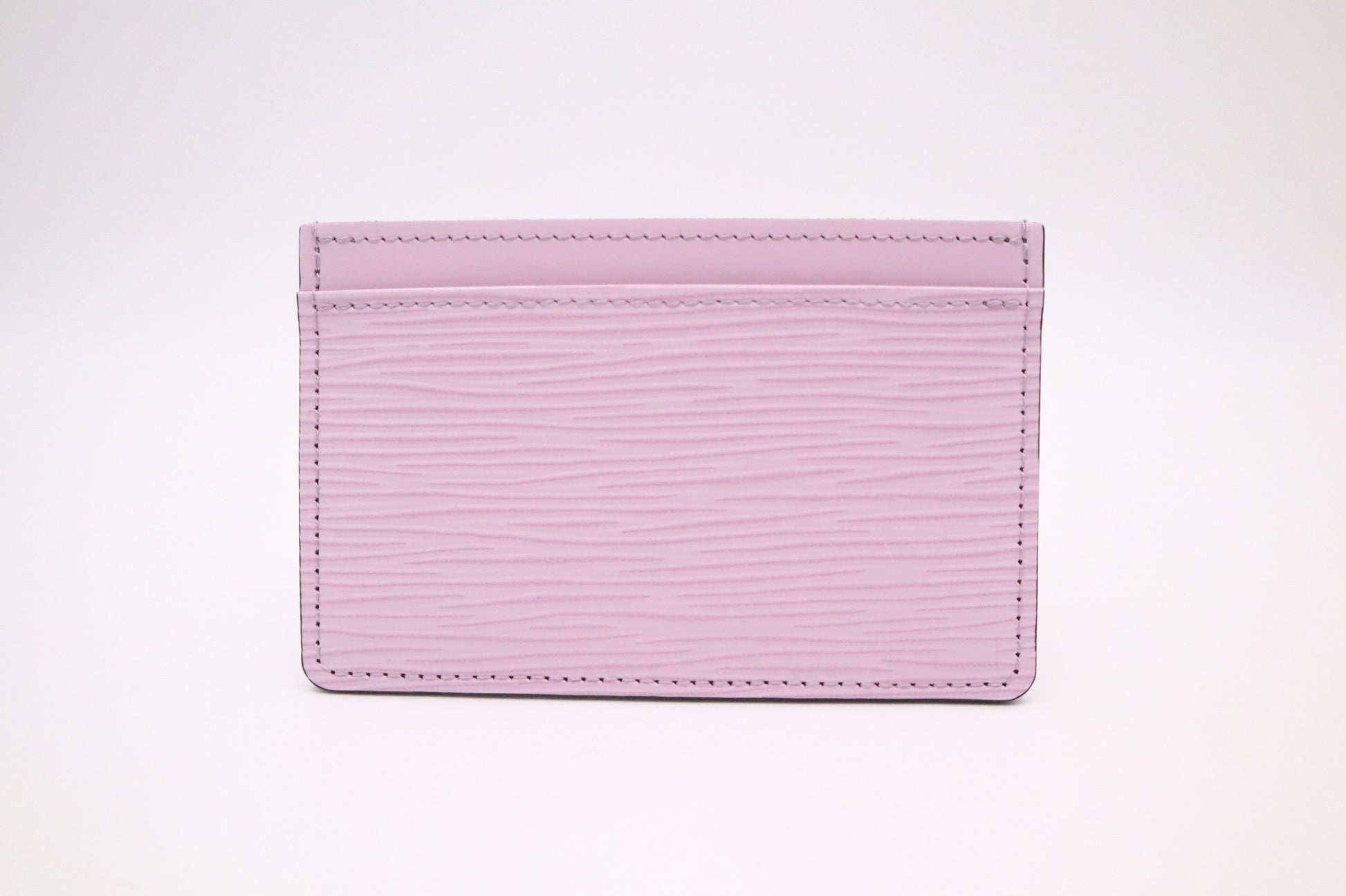 Louis Vuitton Card Case in Lilac Epi Leather