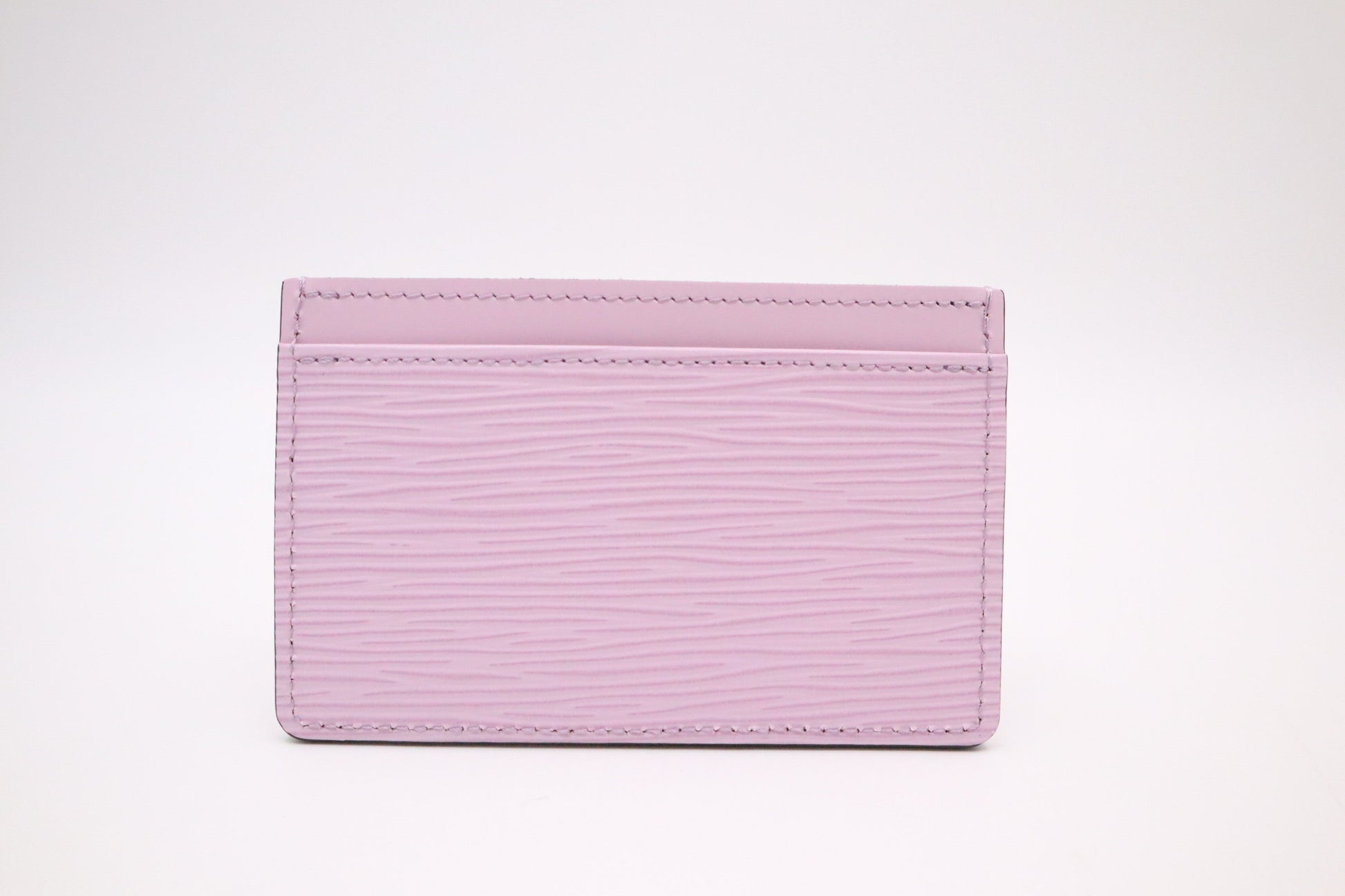Louis Vuitton Card Case in Lilac Epi Leather