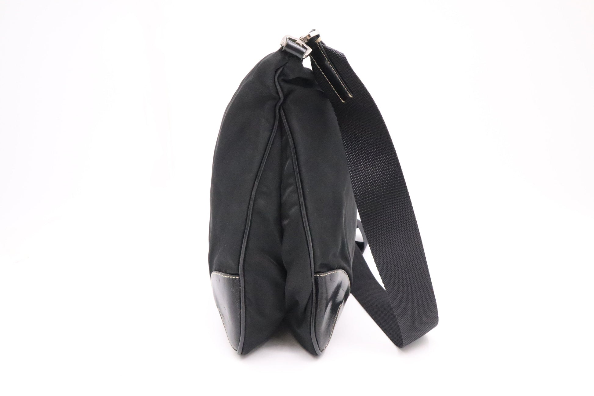 Prada Square Crossbody in Black Nylon
