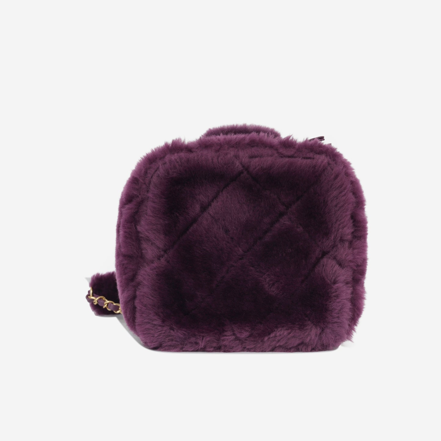 Chanel Shearling Vanity Case