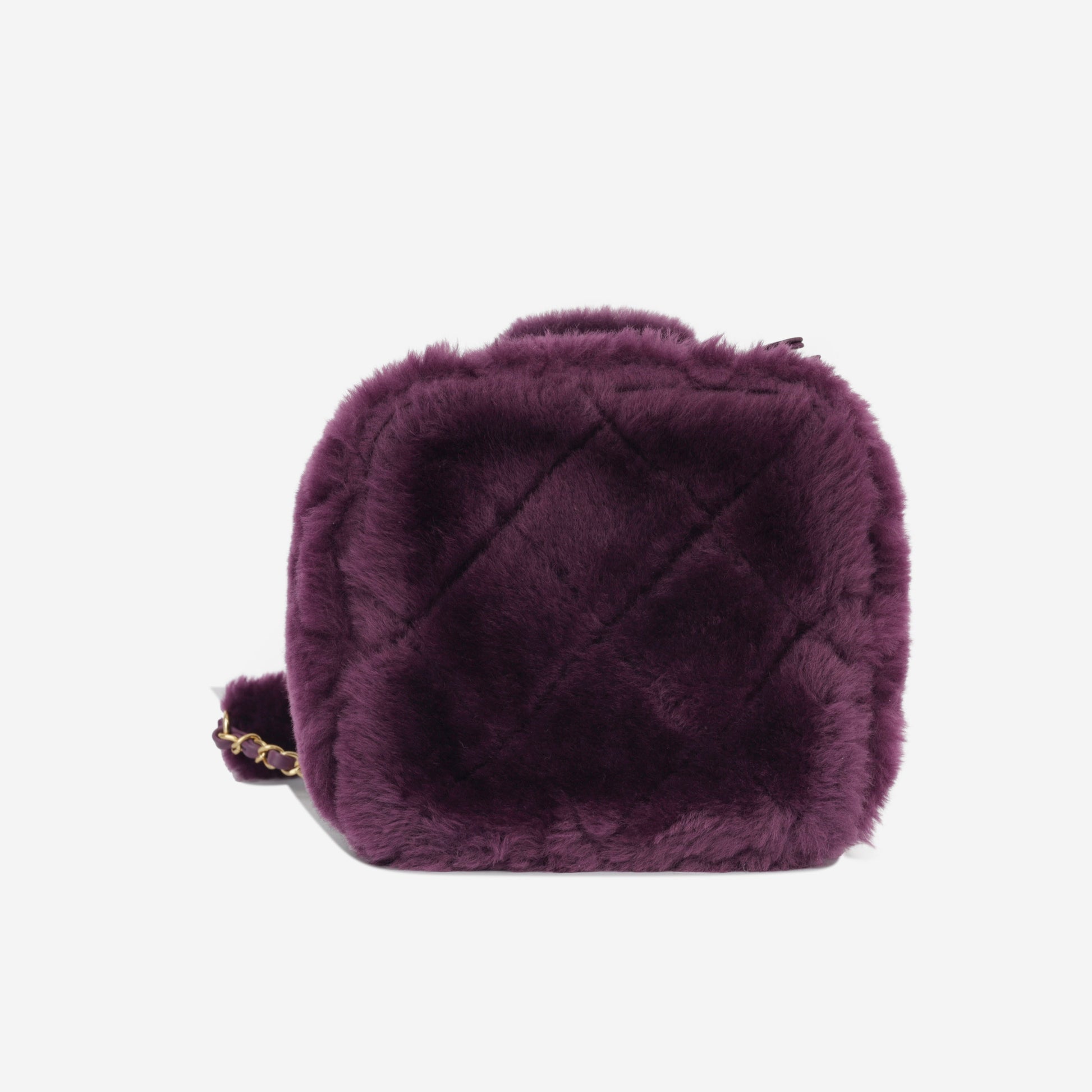 Chanel Shearling Vanity Case