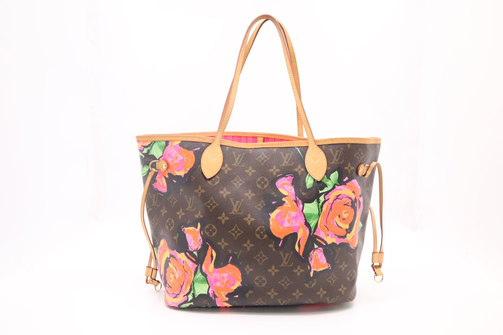 Louis Vuitton x Stephen Spro Neverfull MM in Roses Monogram Canvas