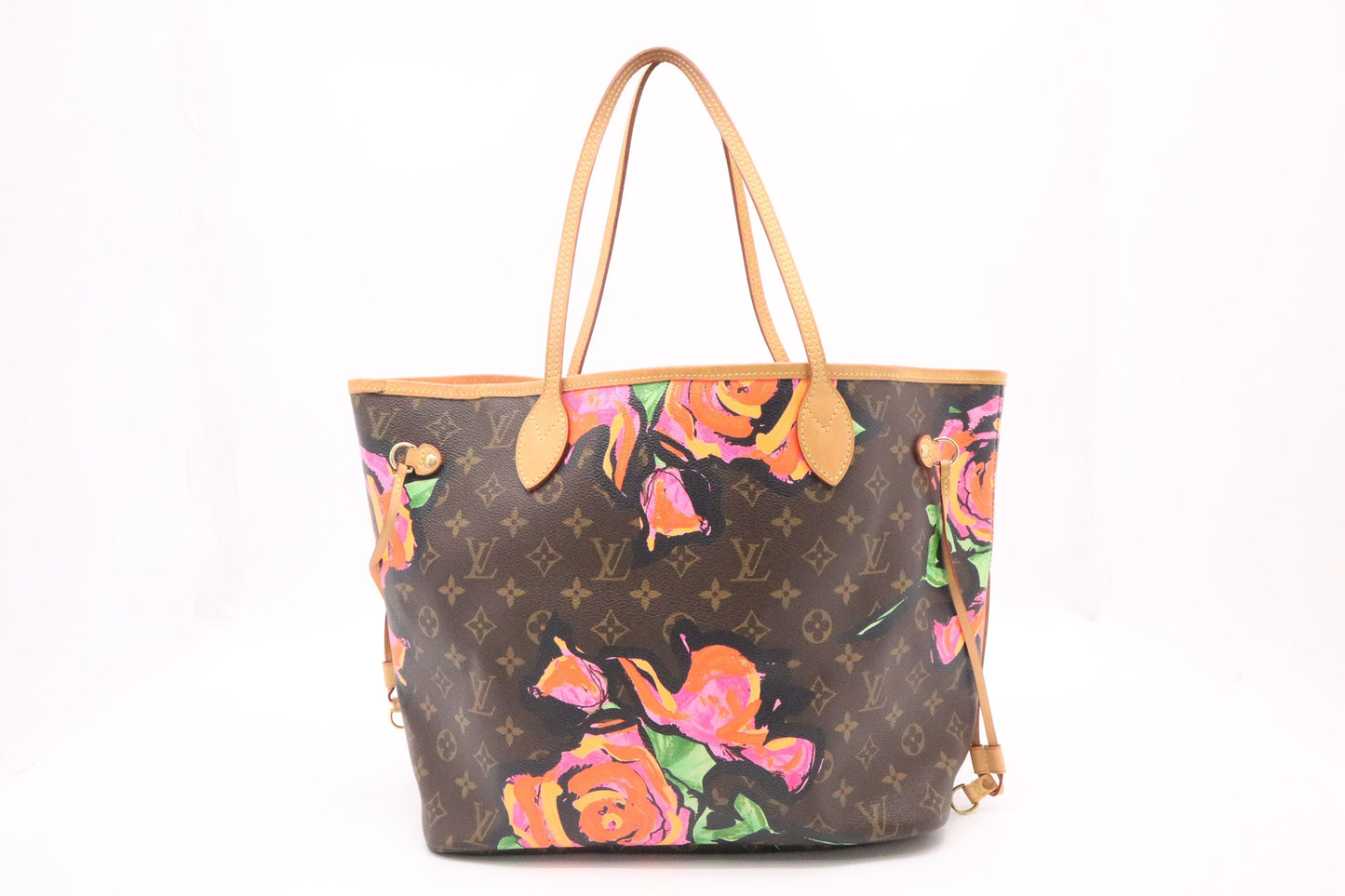 Louis Vuitton x Stephen Spro Neverfull MM in Roses Monogram Canvas