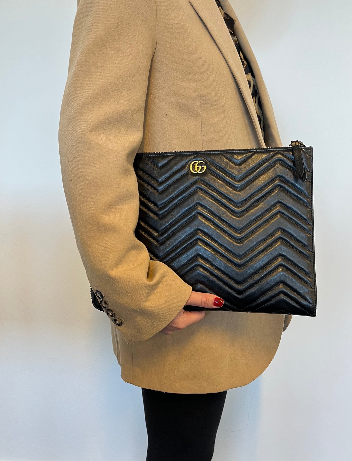 Gucci Leather Clutch