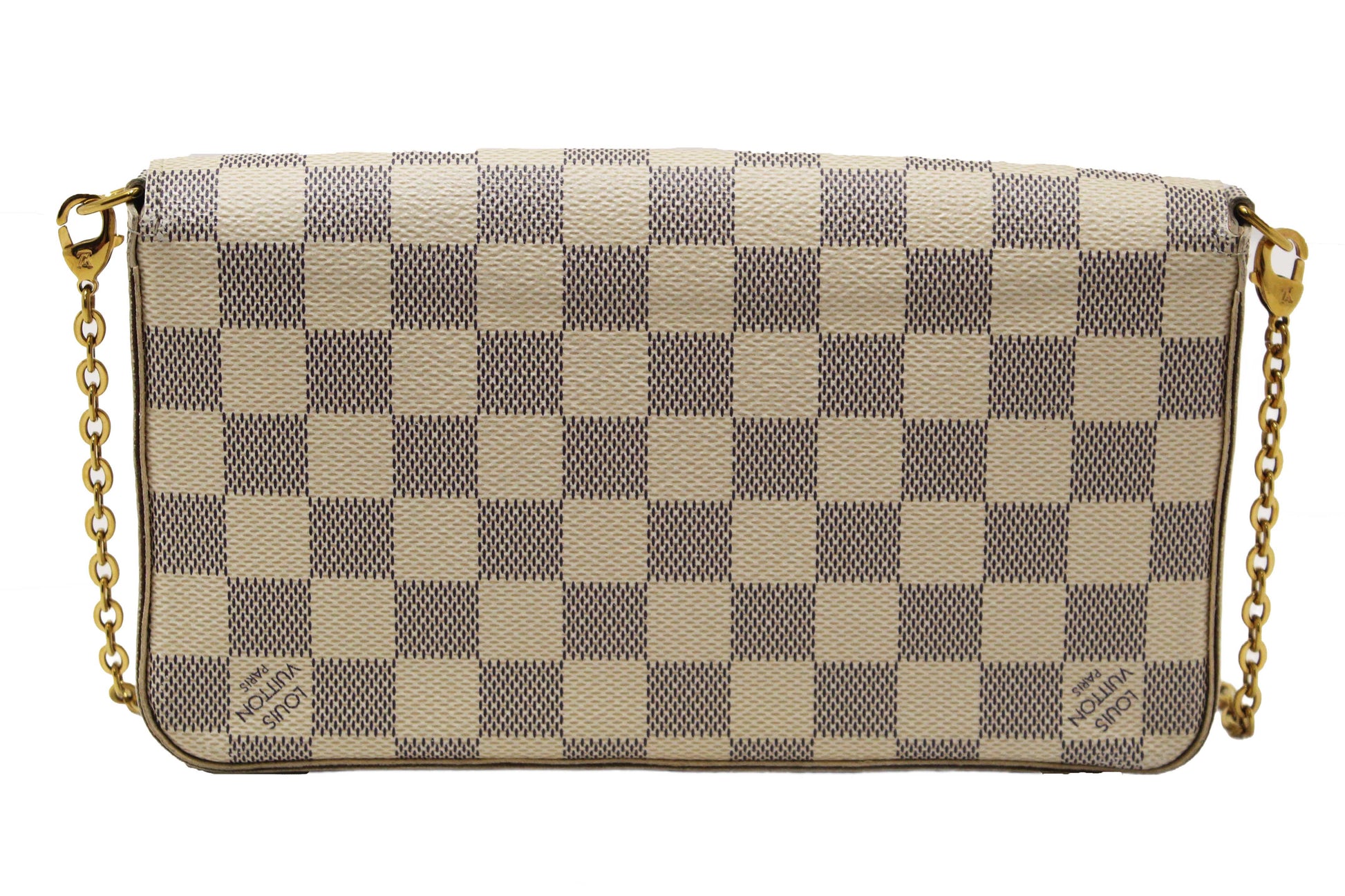 Louis Vuitton Damier Azur Felicie Pochette Crossbody Bag