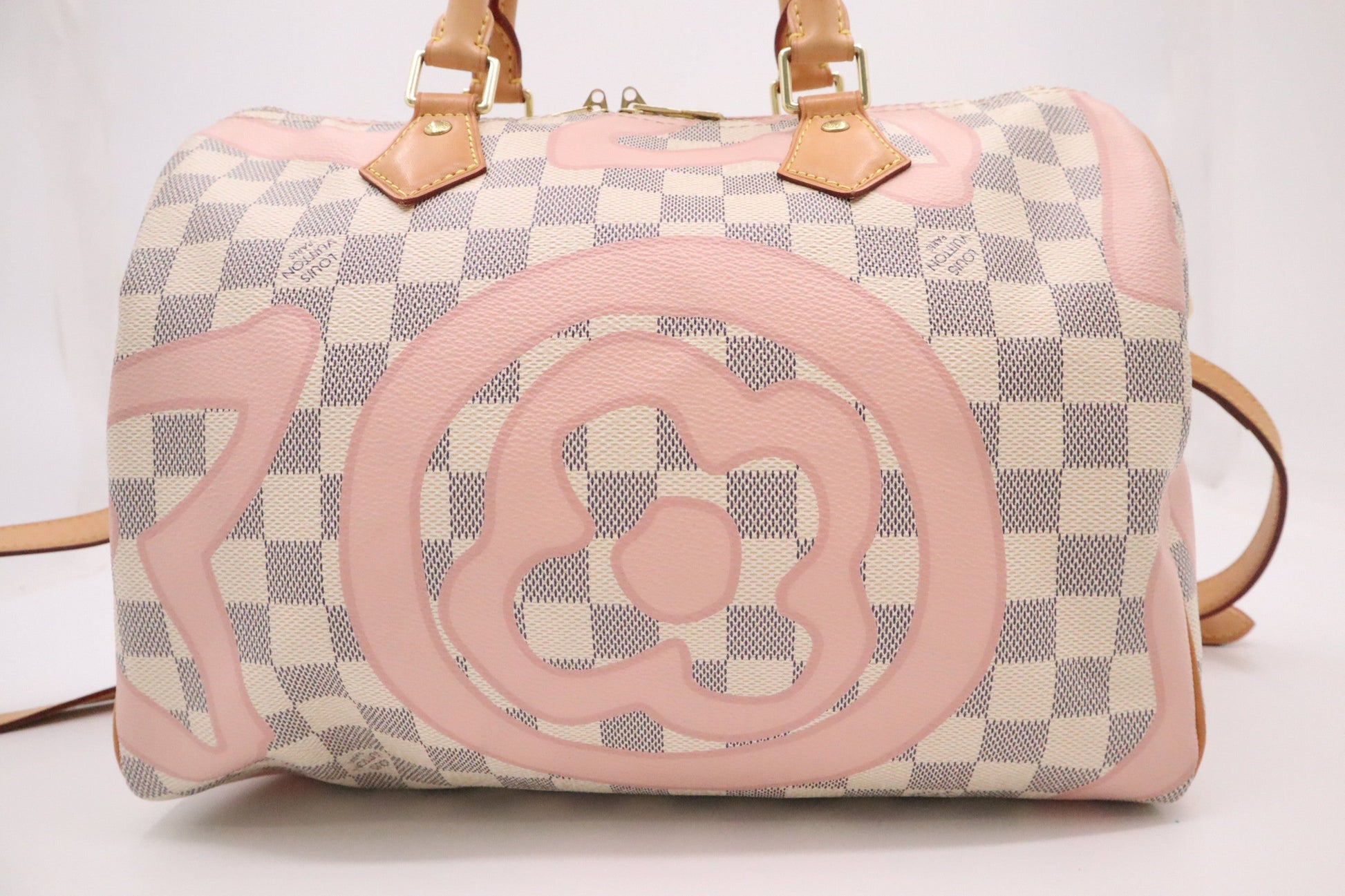 Louis Vuitton Speedy 30 Bandoulier in Tahitienne Damier Azur Canvas