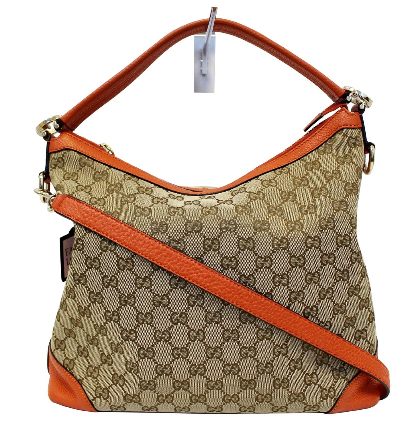 GUCCI Beige GG Canvas Miss GG Hobo Bag