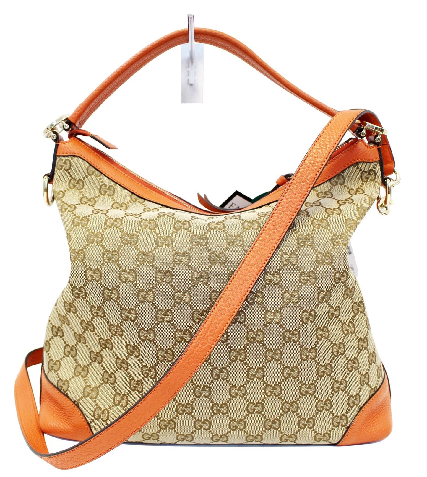GUCCI Beige GG Canvas Miss GG Hobo Bag