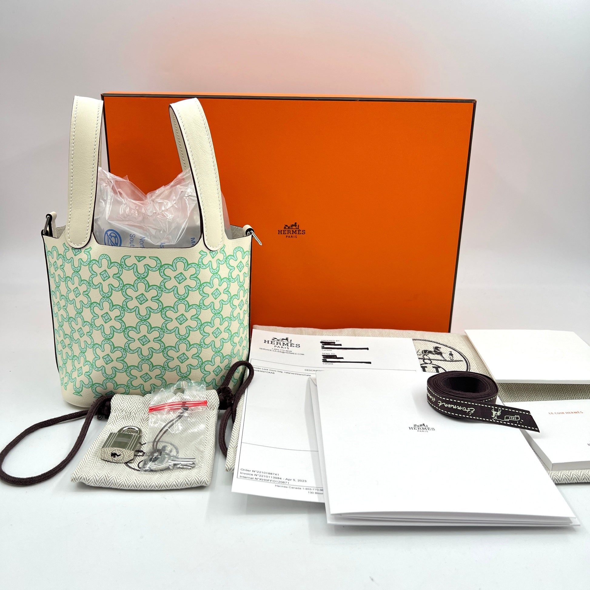 Luxury Hermes Picotin Lock micro Bag