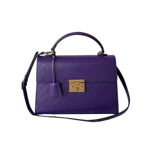 Gucci Padlock Leather Shoulder Bag Style 2