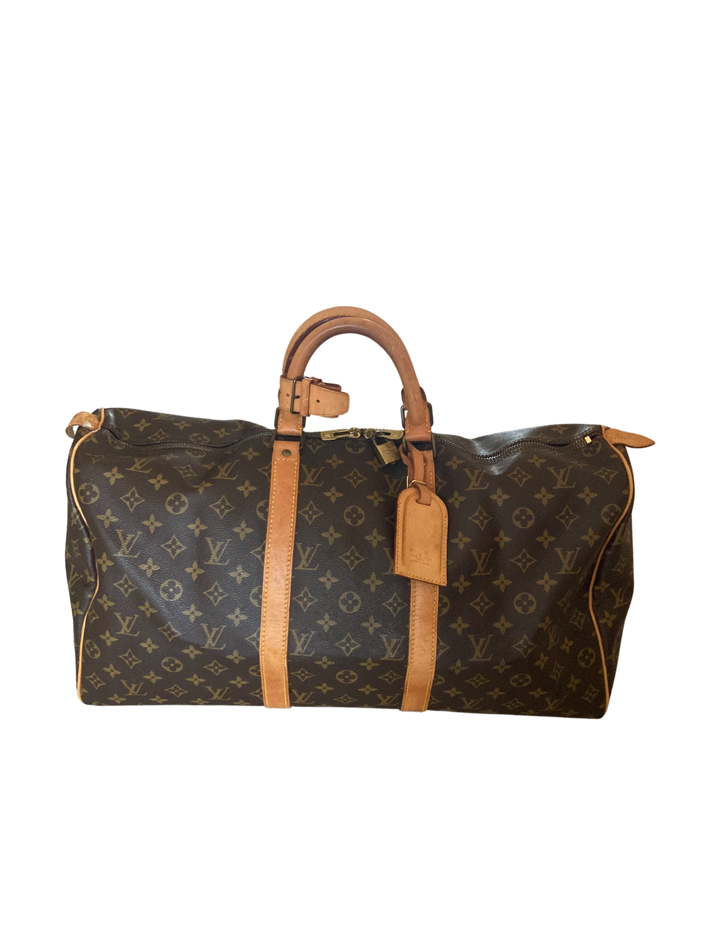 Louis Vuitton Keepall 50 Monogram Boston Bag