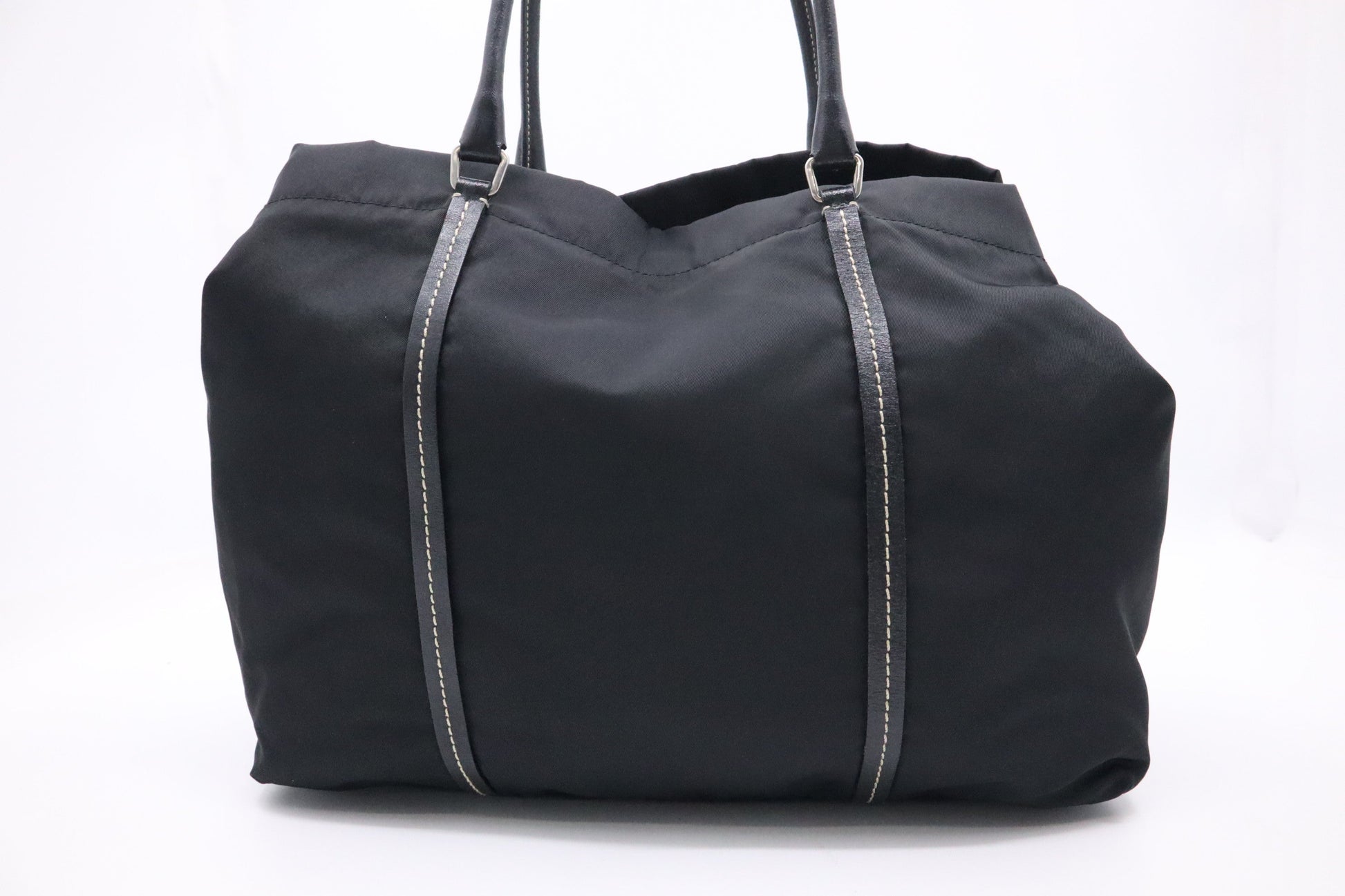 Prada Tote Bag in Black Nylon Canvas