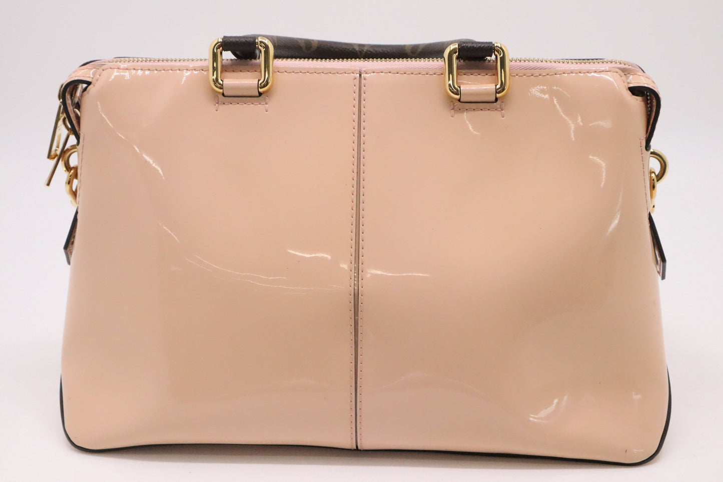 Louis Vuitton Miroir Tote Bag in Vernis Leather and Monogram Canvas