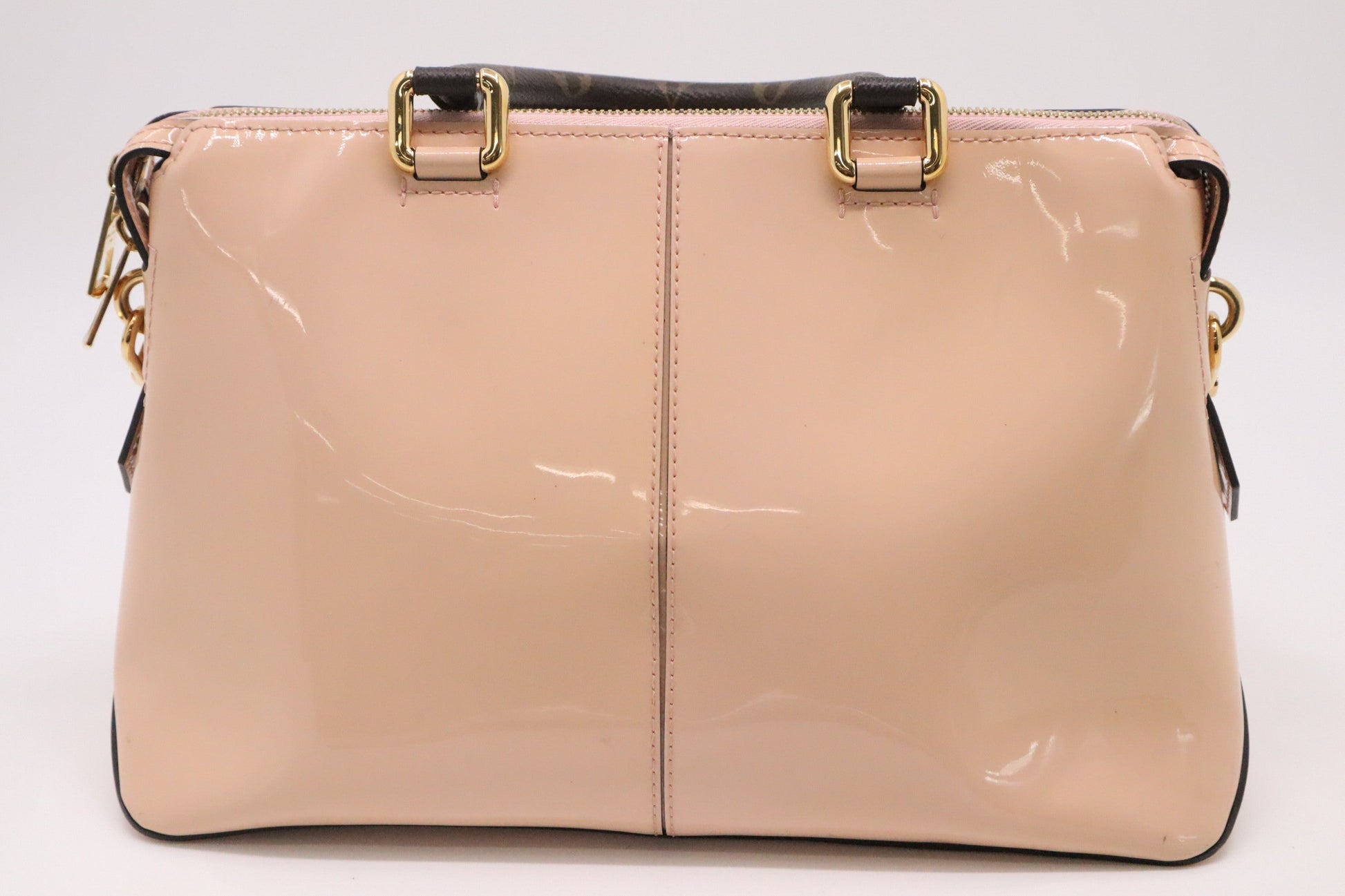 Louis Vuitton Miroir Tote Bag in Vernis Leather and Monogram Canvas