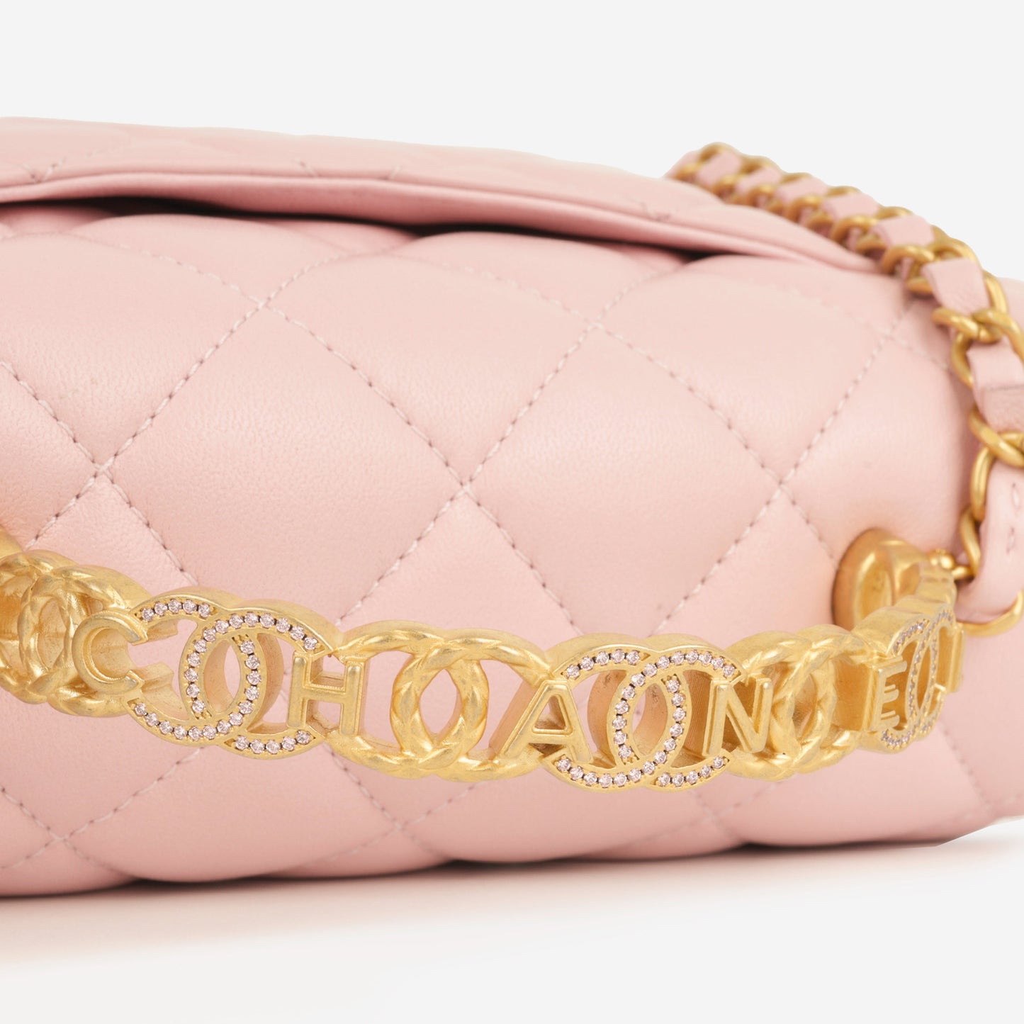 Chanel Seasonal Flap W/Logo Top Handle