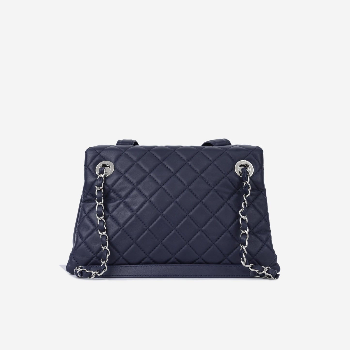 Chanel Accordion Shoulder Bag - Navy