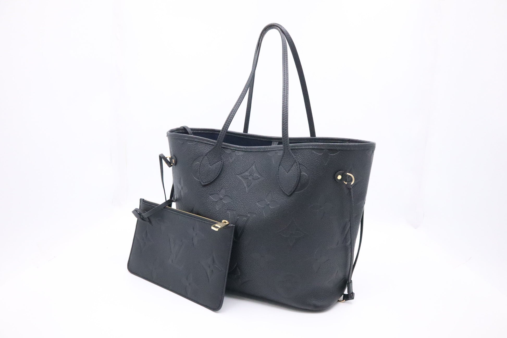 Louis Vuitton Neverfull MM in Black Empreinte Leather