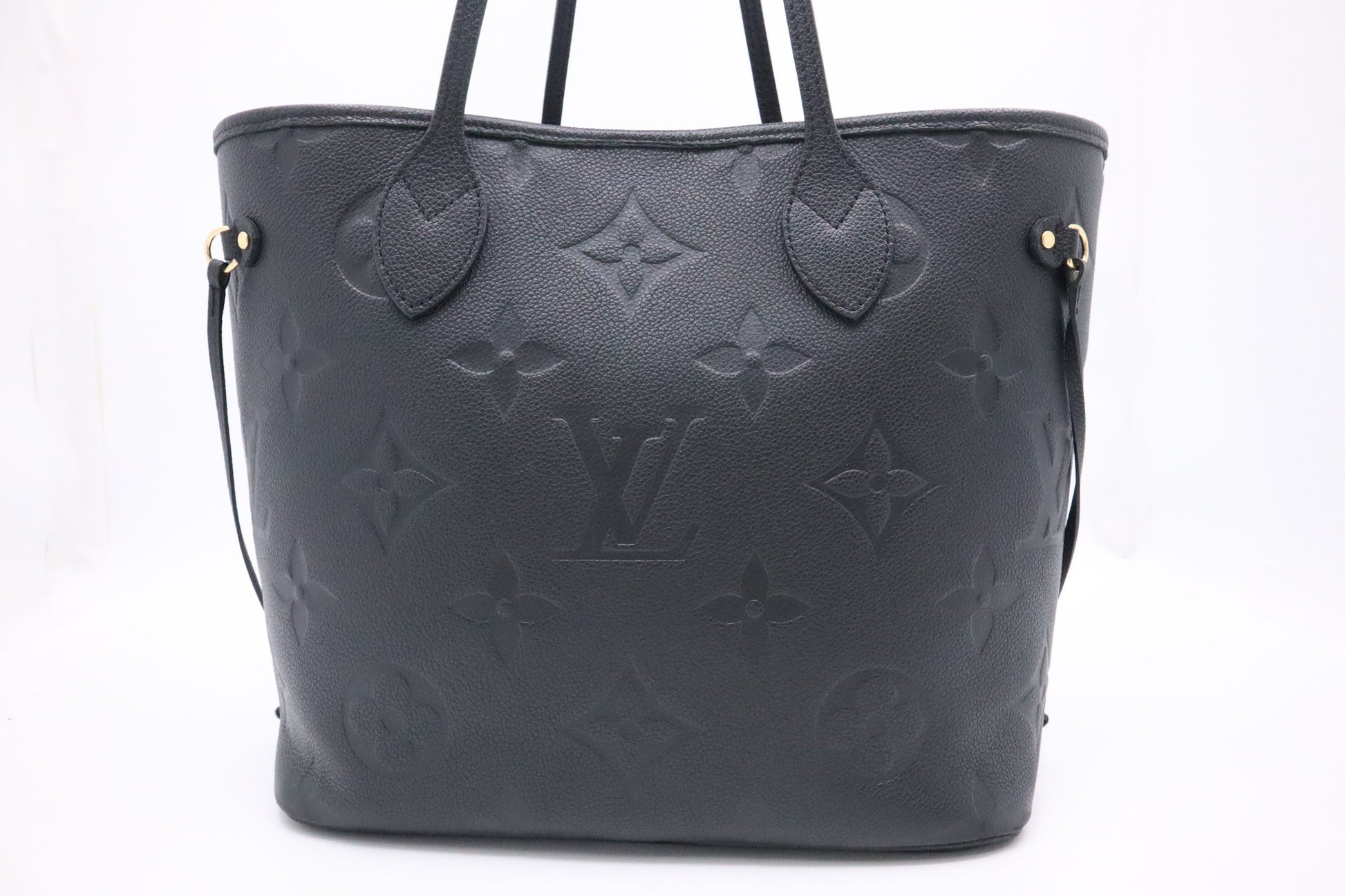Louis Vuitton Neverfull MM in Black Empreinte Leather