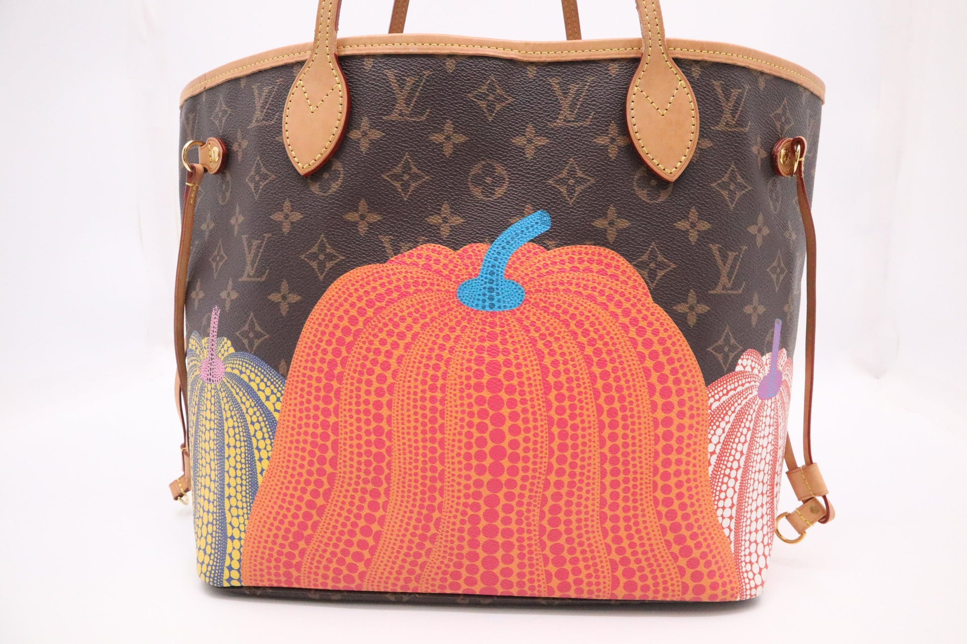 Louis Vuitton x Yayoi Kusama Neverfull MM in Pumpkin Monogram Canvas