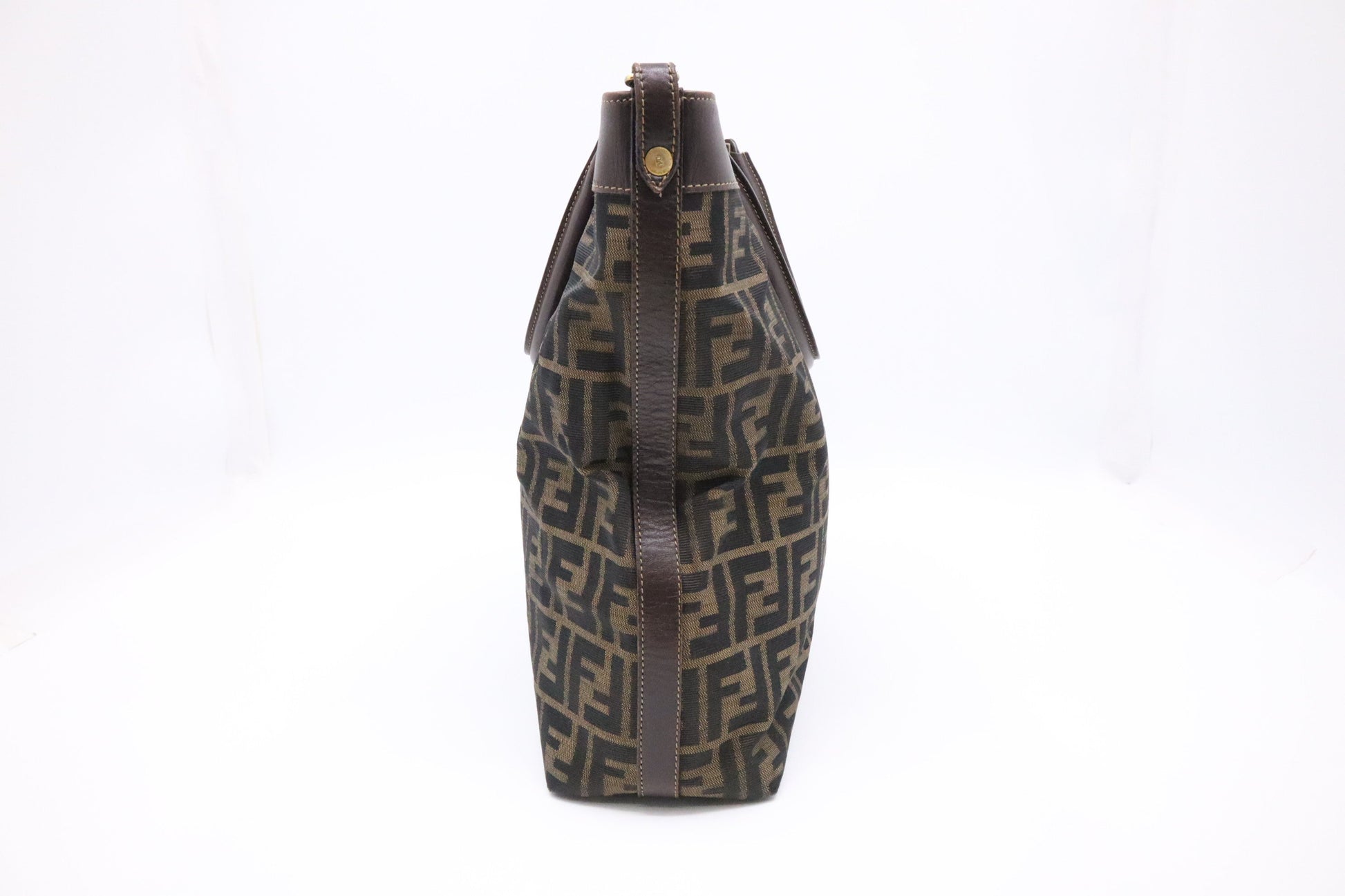 Fendi Tote in Zucca Canvas