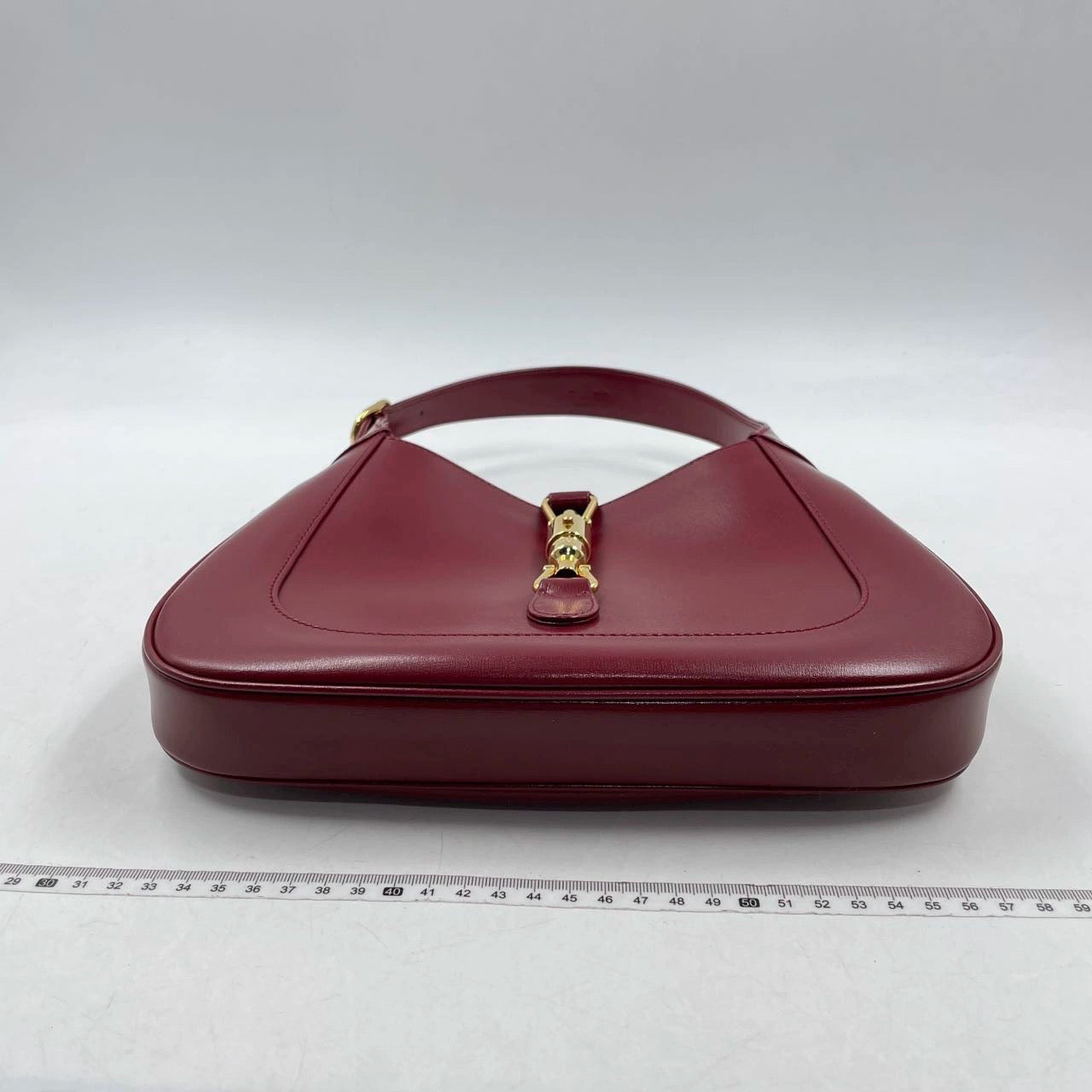 Gucci Jackie 1961 Red Leather Bag Small with Adjustable Strap