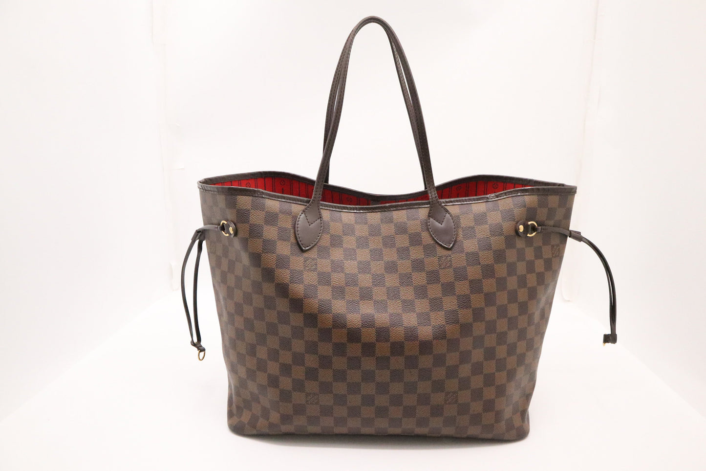 Luxury Women's Tote Bag | Louis Vuitton Neverfull GM in Damier Ebene Canvas