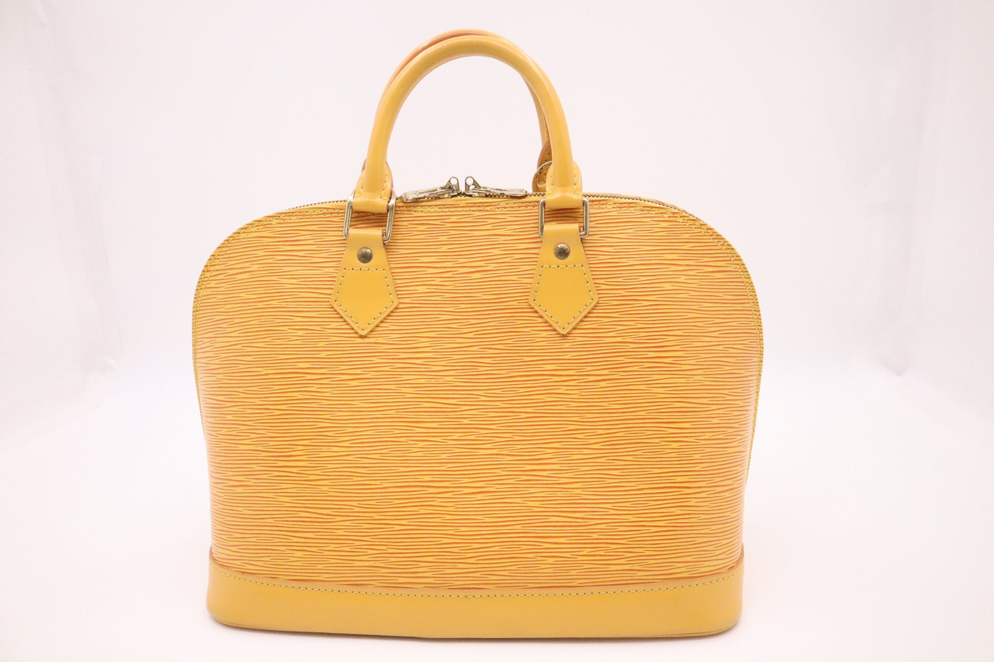 Louis Vuitton Alma in Yellow Epi Leather