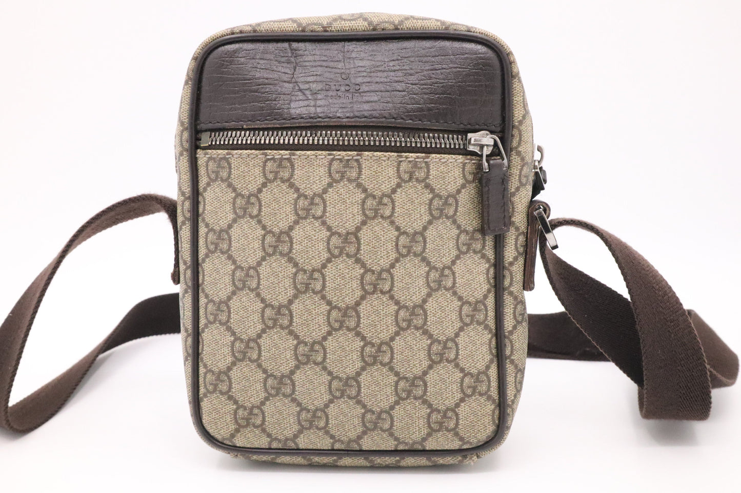Gucci Small Crossbody in GG Supreme Canvas