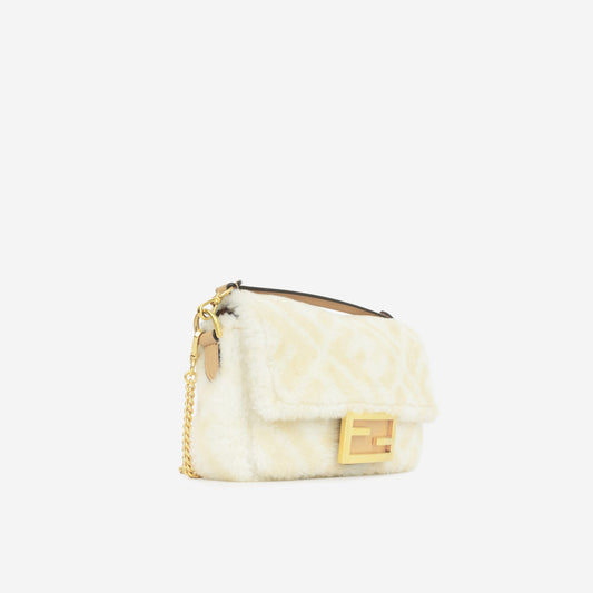 Fendi Baguette Chain Mini - Shearling