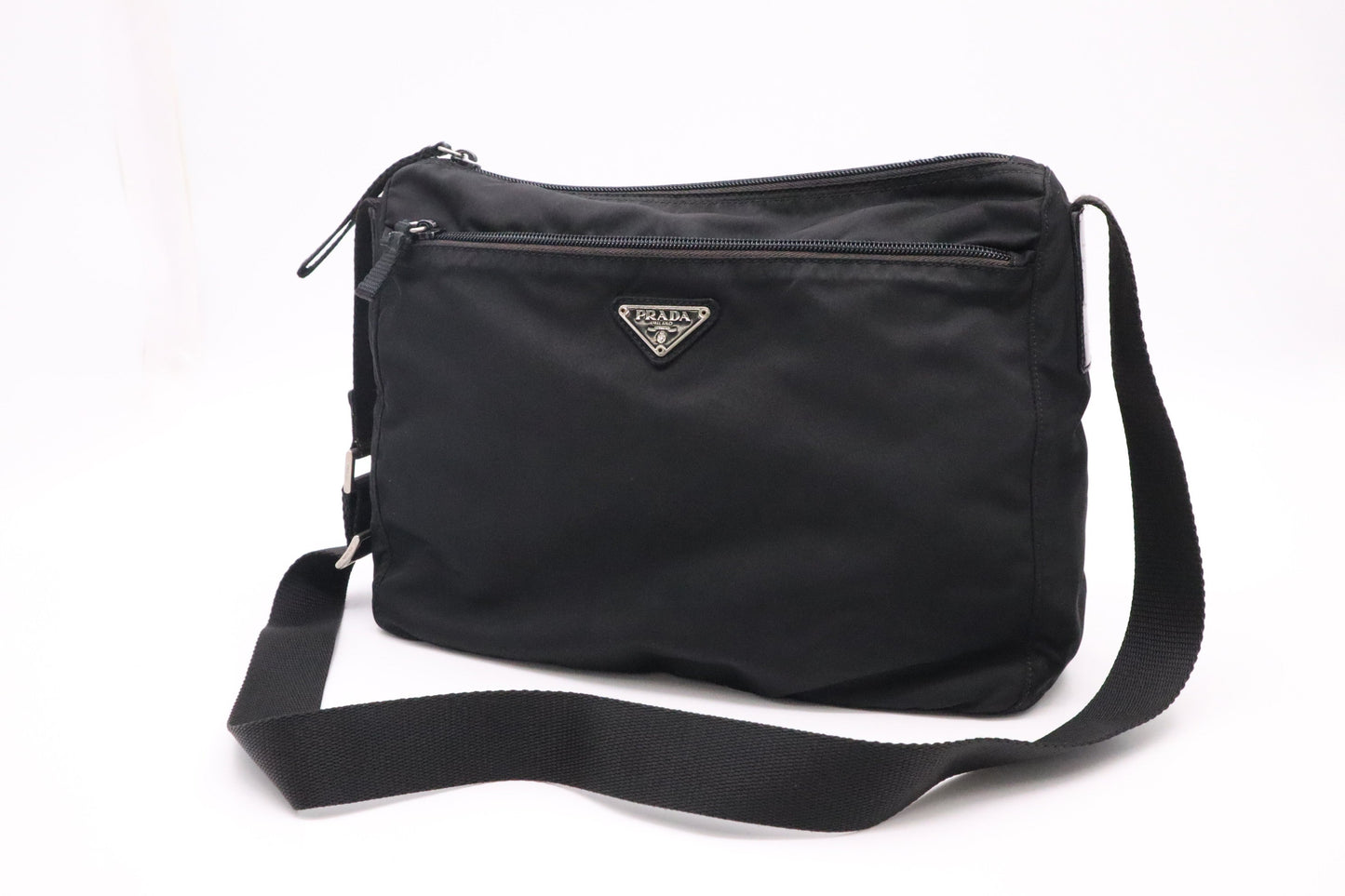 Prada Shoulder Bag in Black Nylon